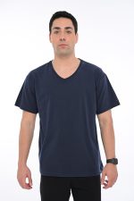 Μπλούζα V μονόχρωμη #1389 σε 5 χρώματα - Image 4