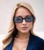 VNY Γυναικεία Γυαλιά Ηλίου Sleek Blue - Image 4