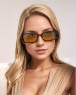 VNY Γυναικεία Γυαλιά Ηλίου Sleek Brown - Image 4