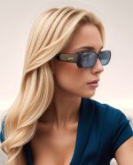 VNY Γυναικεία Γυαλιά Ηλίου Sleek Blue - Image 5