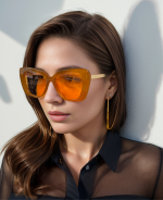 VNY Γυναικεία Γυαλιά Ηλίου Grace Orange - Image 3