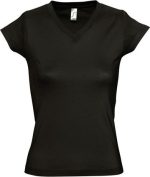 Sol's Moon Γυναικείο Διαφημιστικό T-shirt Κοντομάνικο Deep Black 11388-309