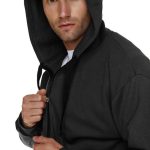 Bodymove 1017 Ανδρική Φούτερ Ζακέτα με Κουκούλα και Τσέπες σε 3 Χρώματα